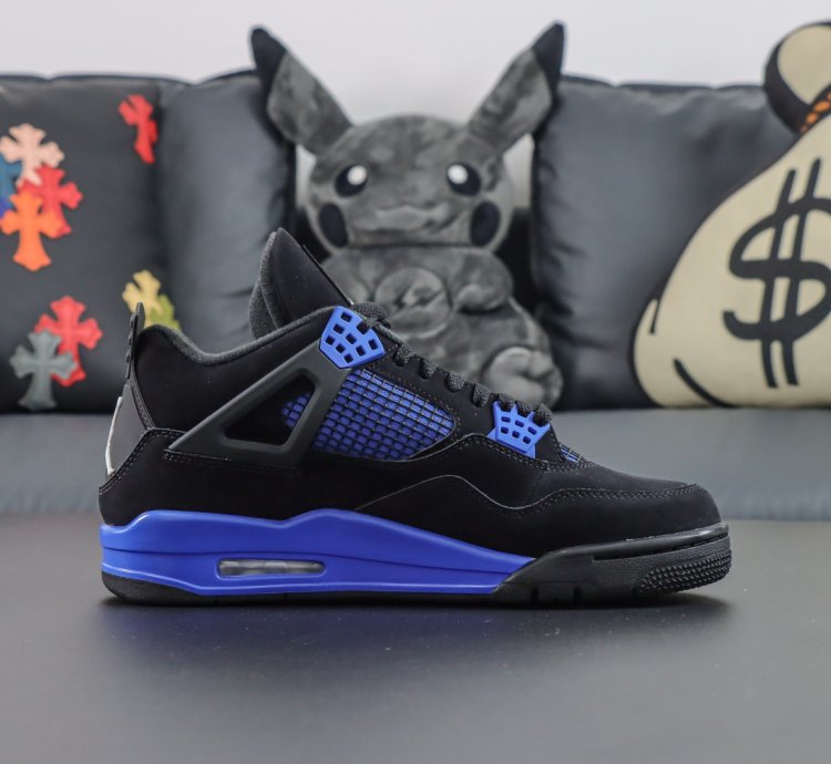 Nike Air Jordan 4 Black Blue