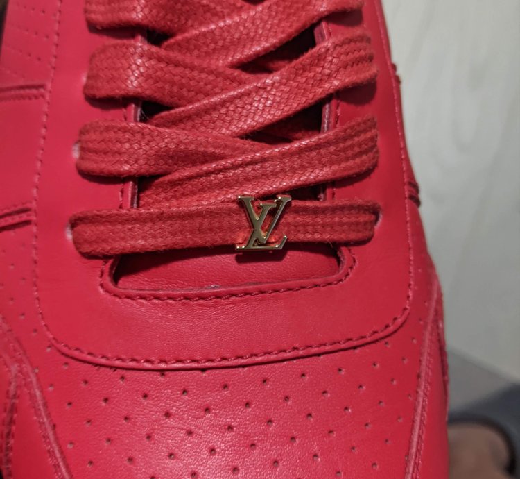 Louis Vuitton Supreme Run Away Red Sneaker