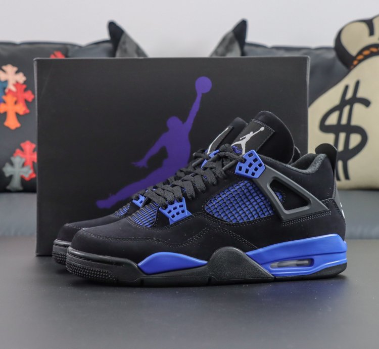 Nike Air Jordan 4 Black Blue