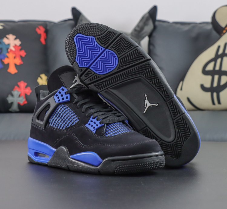 Nike Air Jordan 4 Black Blue