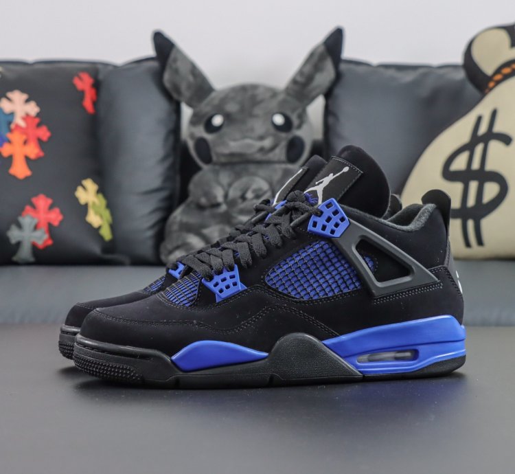 Nike Air Jordan 4 Black Blue