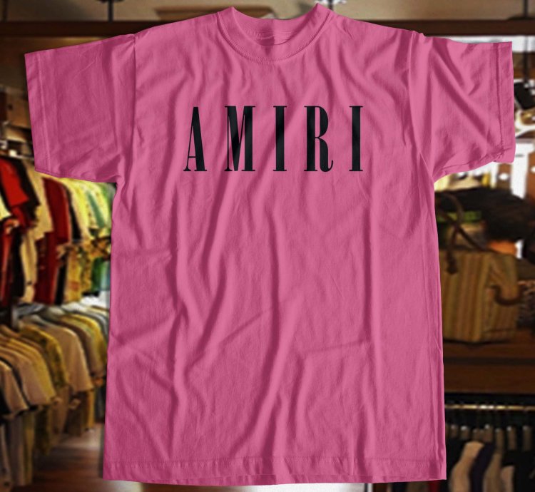 Amiri Logo Heliconia T Shirt Size Usa S - 5xl