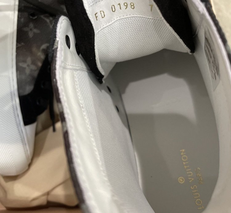 Louis Vuitton Tattoo Galaxy High Top Sneakers