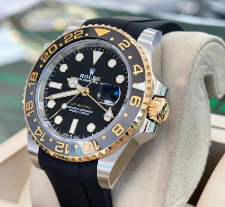 Rolex Gmt-master Ii 126713grnr 18k Gold Ss Jubilee Bracelet Rubber Unworn