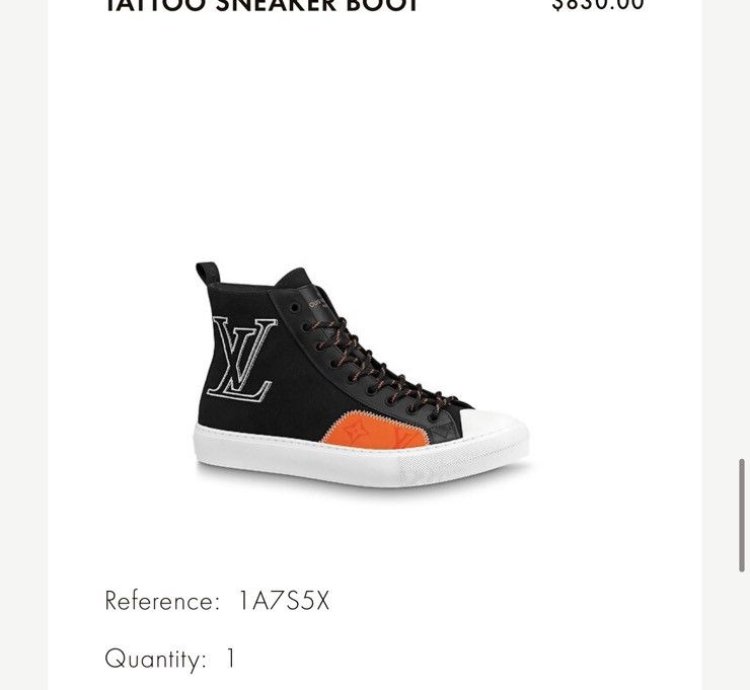 Louis Vuitton Tattoo Sneaker Lv 9