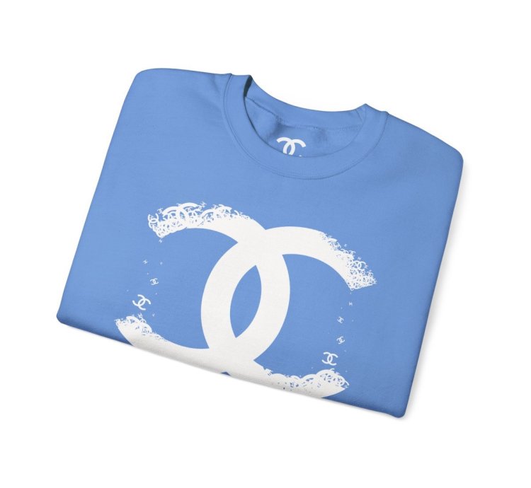 Chanel Sweatshirt Break Carolina Blue Size Usa