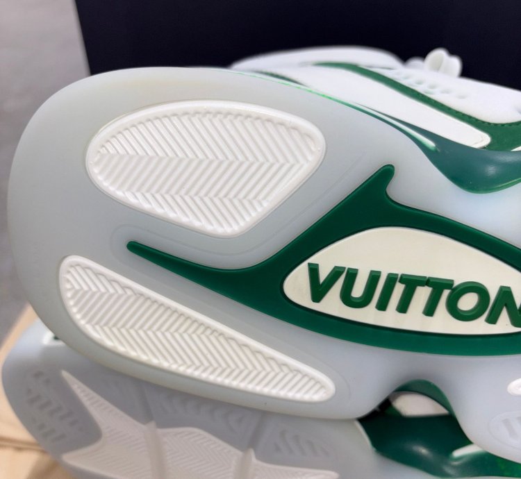 Louis Vuitton Trainer 2 Basketball Sneakers High Top Green