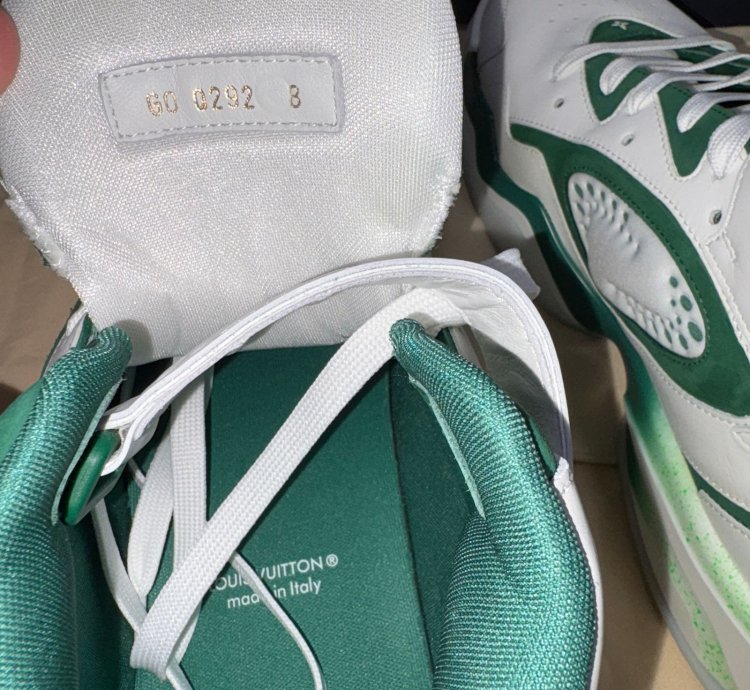 Louis Vuitton Trainer 2 Basketball Sneakers High Top Green