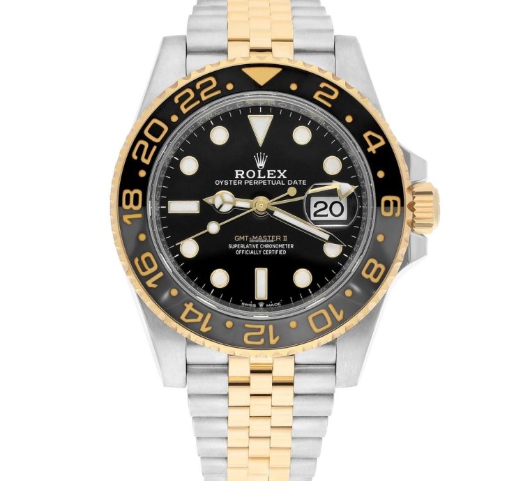Rolex Gmt-master Ii 126713grnr Bumblebee Gold And Stainless Steel Jubilee 2024