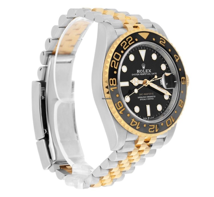 Rolex Gmt-master Ii 126713grnr Bumblebee Gold And Stainless Steel Jubilee 2024