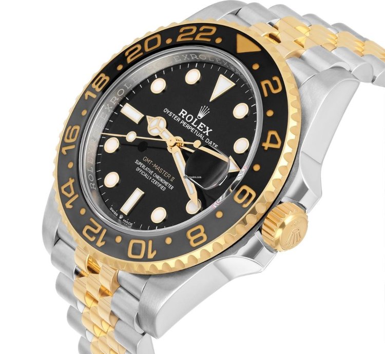Rolex Gmt-master Ii 126713grnr Bumblebee Gold And Stainless Steel Jubilee 2024