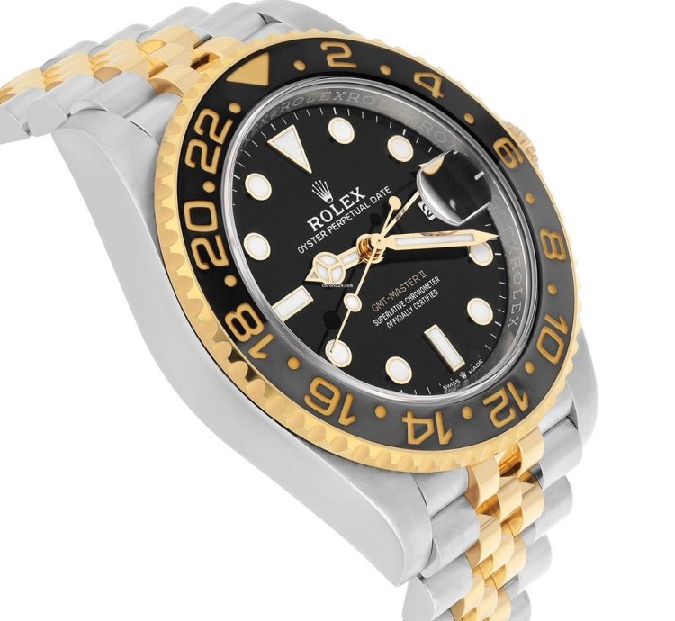Rolex Gmt-master Ii 126713grnr Bumblebee Gold And Stainless Steel Jubilee 2024