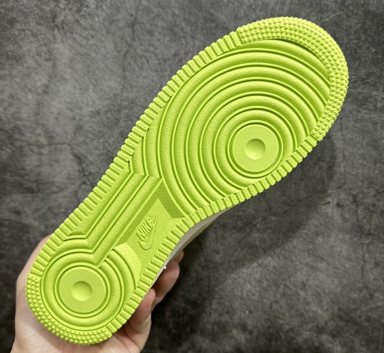220 Nike Air Force 1 Low 07 X Travis Scott Apple Green Io5636-222 122ds