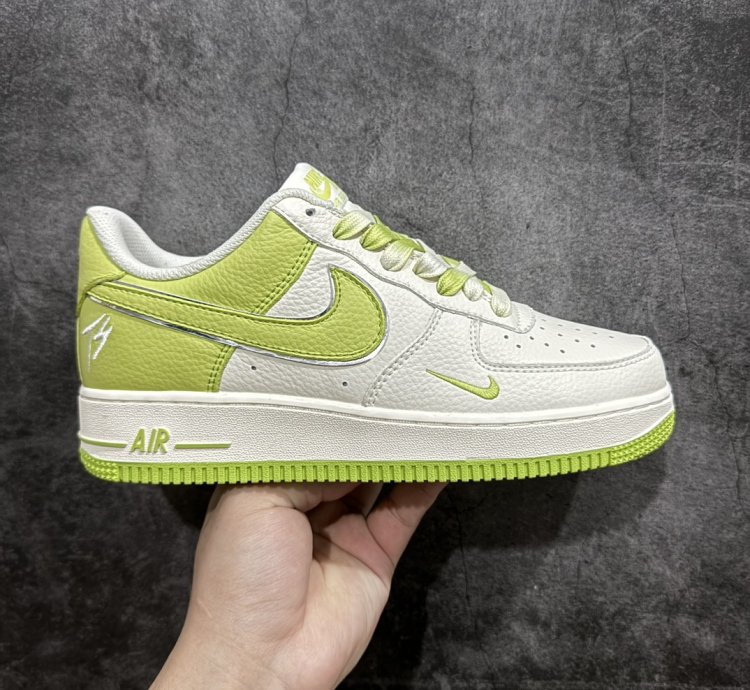 220 Nike Air Force 1 Low 07 X Travis Scott Apple Green Io5636-222 122ds
