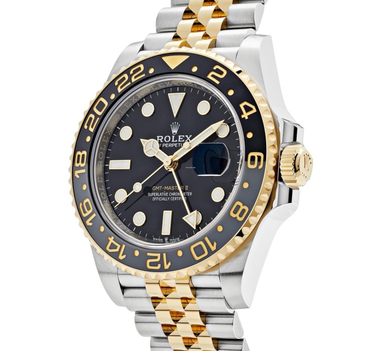 Rolex Gmt-master Ii 126713grnr Stainless Steel Yellow Gold Black Dial Jubilee 2024