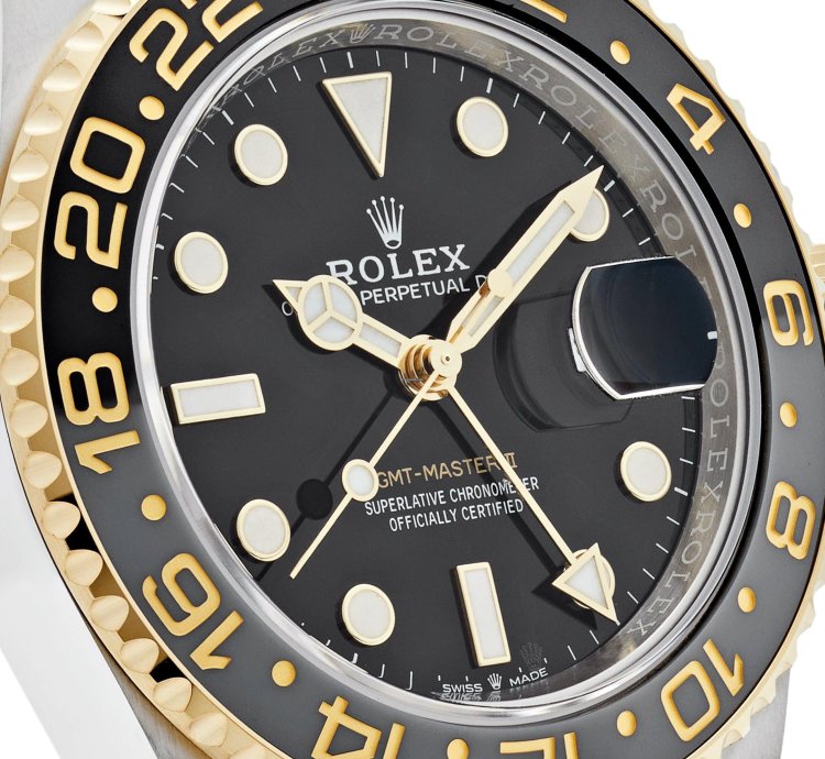 Rolex Gmt-master Ii 126713grnr Stainless Steel Yellow Gold Black Dial Jubilee 2024