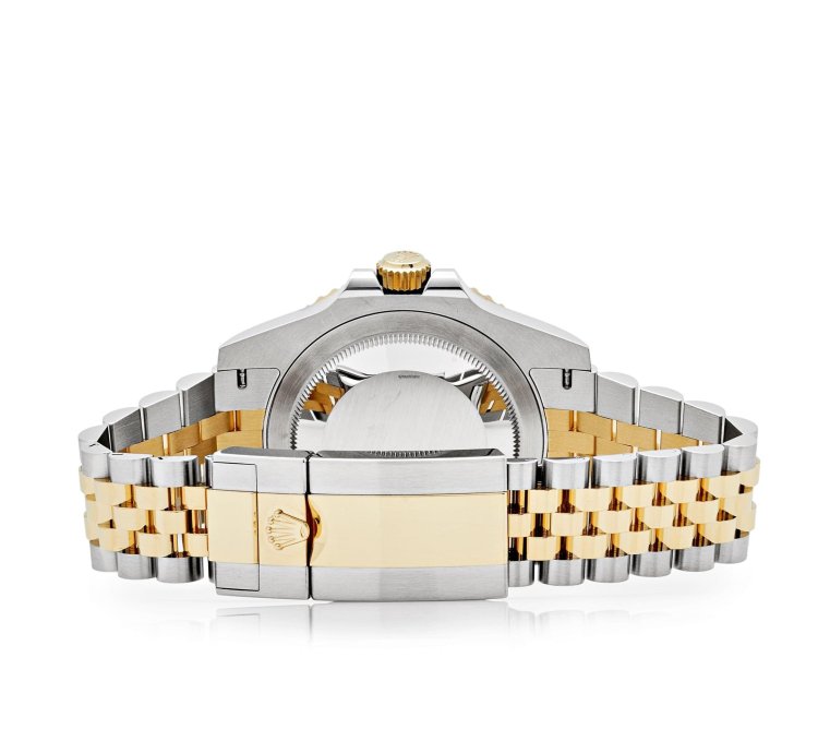 Rolex Gmt-master Ii 126713grnr Stainless Steel Yellow Gold Black Dial Jubilee 2024