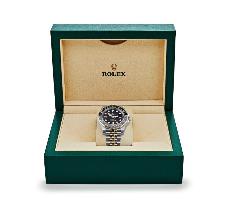 Rolex Gmt-master Ii 126713grnr Stainless Steel Yellow Gold Black Dial Jubilee 2024