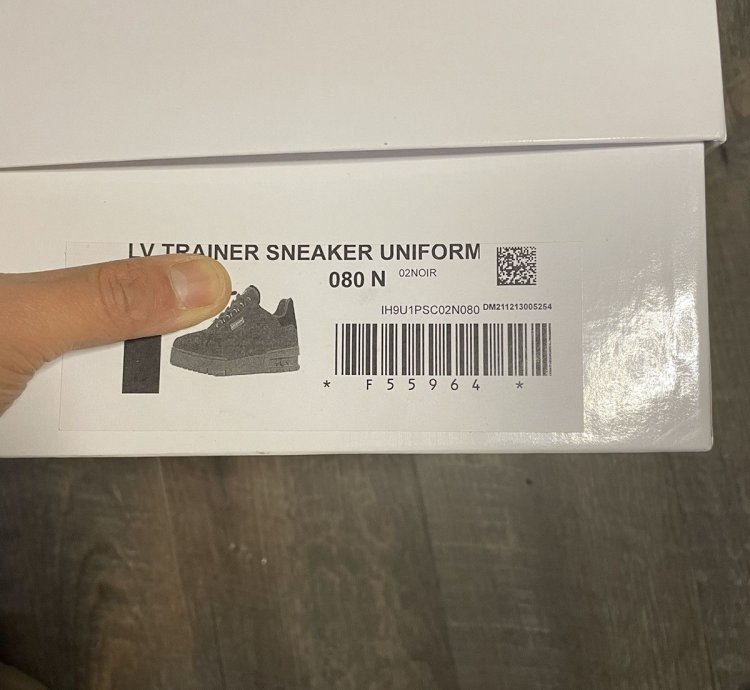 Louis Vuitton Trainer Black