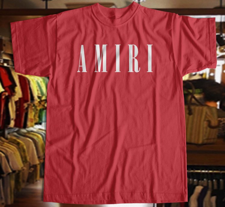Amiri Logo Red T Shirt Size Usa S - 5xl