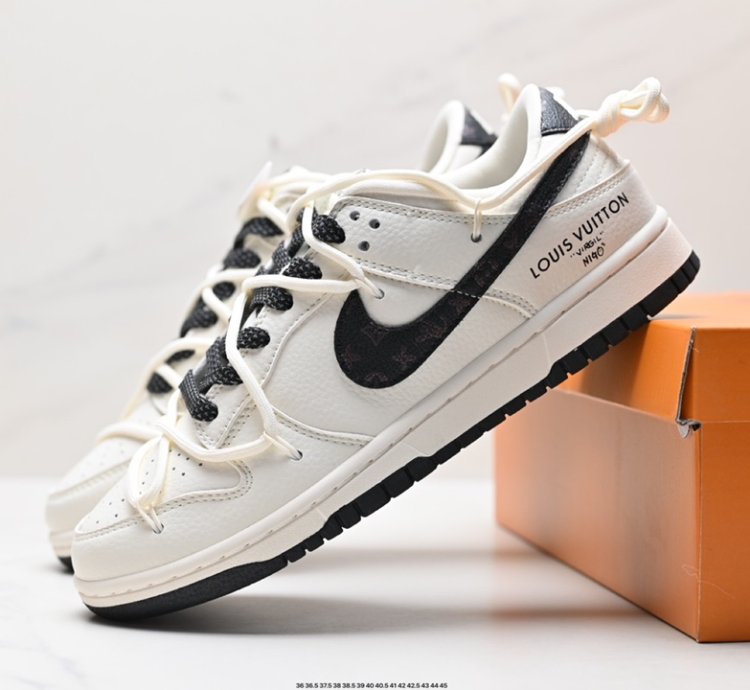 290 Nike Nk Sb Dunk Low Greenbeige Deconstruction Style Jj5688-103 -23fd