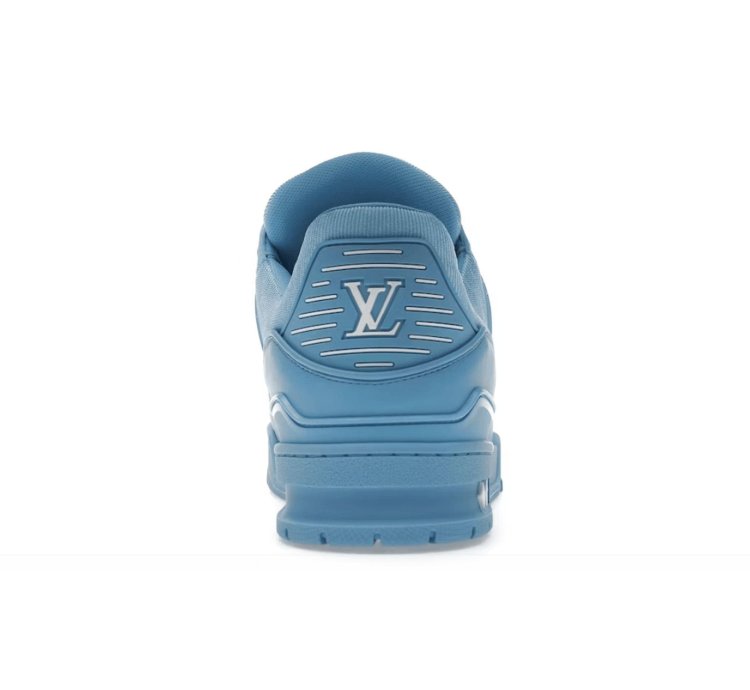 Louis Vuitton Trainer Blue Embossed Monogram