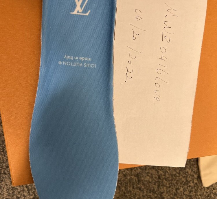 Louis Vuitton Trainer Denim Blue