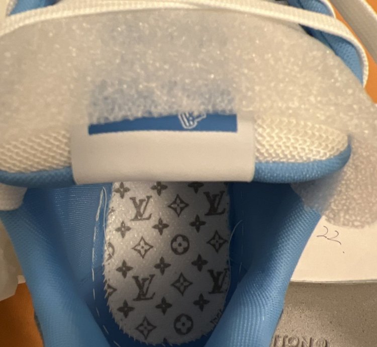 Louis Vuitton Trainer Denim Blue