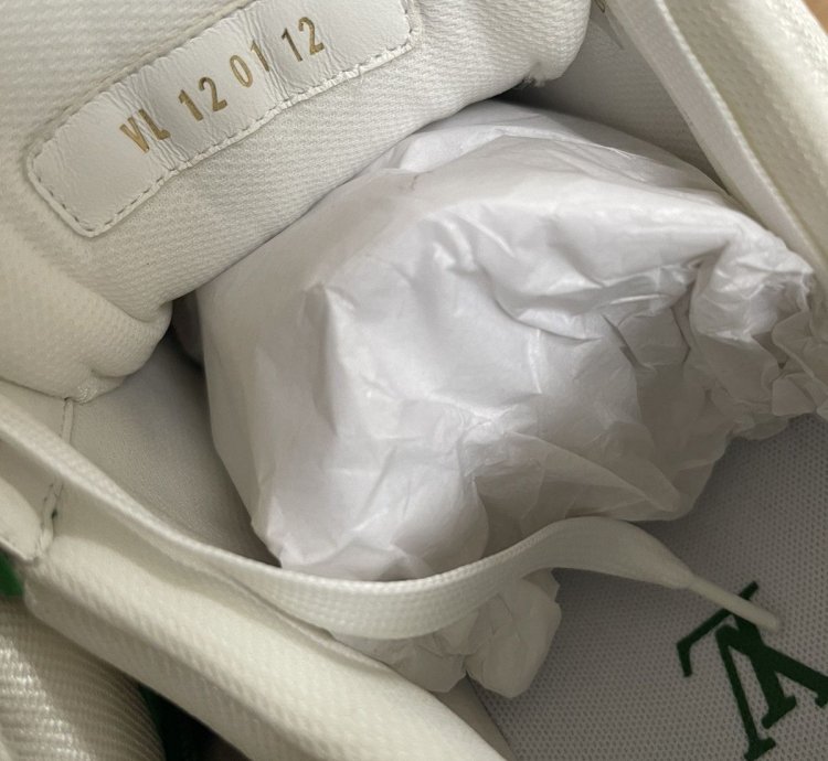 Louis Vuitton Trainer Denim Monogram Green