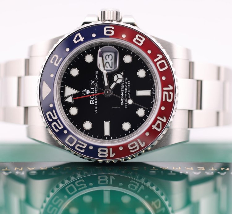 Rolex Gmt-master Ii 2023 Gmt Master Ii Pepsi Stainless Steel Oyster 126710blro