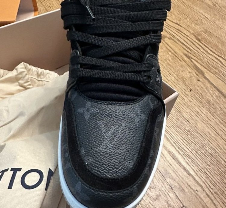 Louis Vuitton Trainer Sneaker Graphite Monogram 9