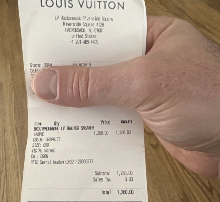 Louis Vuitton Trainer Sneaker Graphite Monogram 9