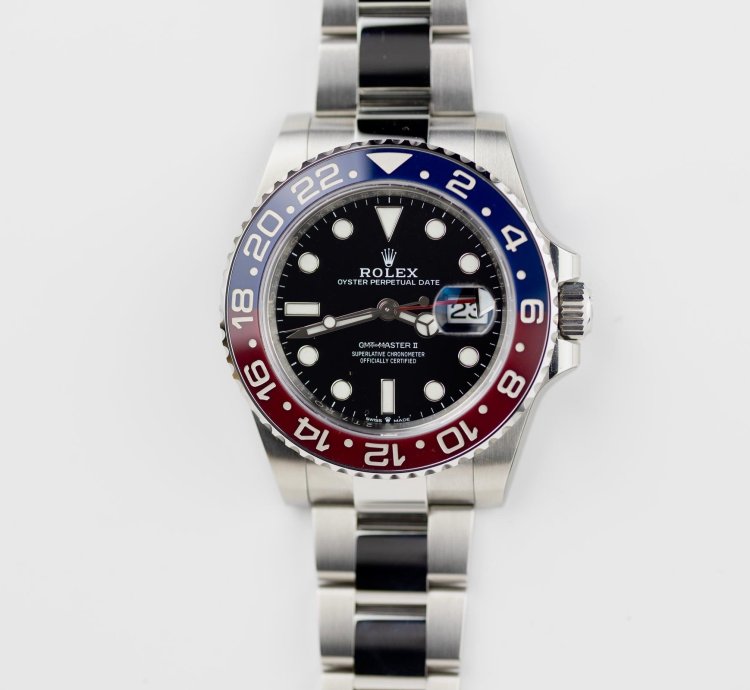 Rolex Gmt-master Ii 2024 Gmt Master Ii Stainless Steel Oyster Bracelet Pepsi 126710blro