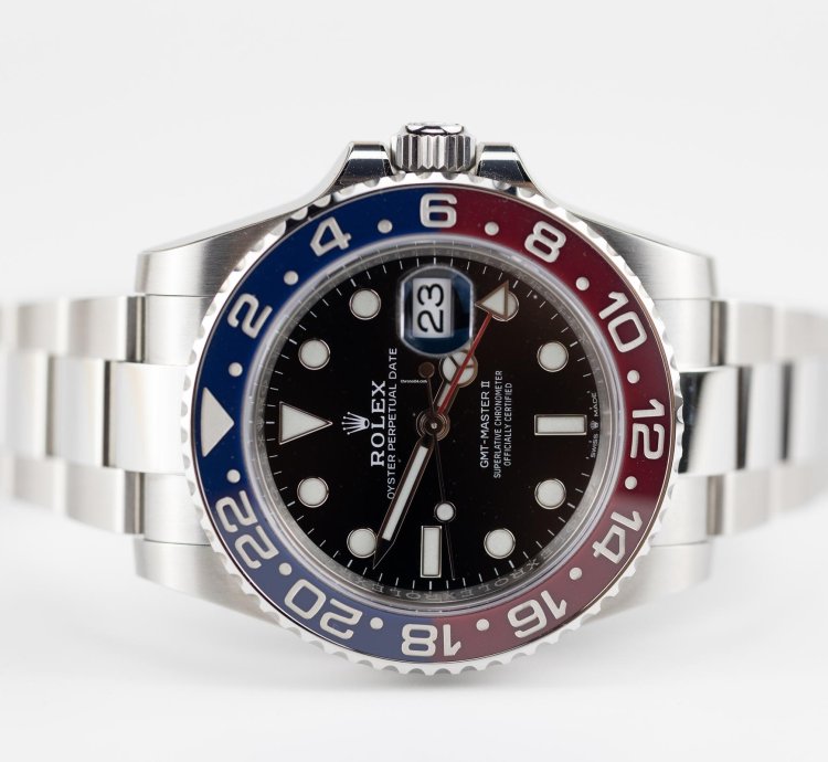Rolex Gmt-master Ii 2024 Gmt Master Ii Stainless Steel Oyster Bracelet Pepsi 126710blro