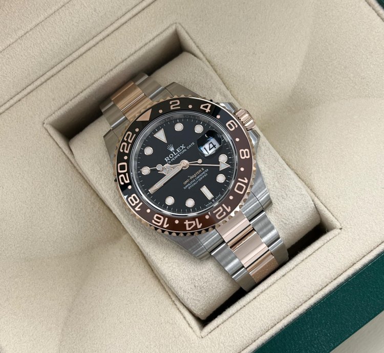 Rolex Gmt-master Ii 2024 Gmt-master Ii Root Beer 126711chnr Steel Rose Gold Box And Papers Unworn