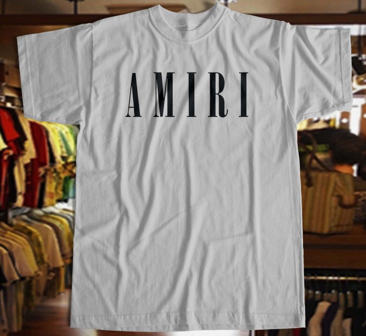 Amiri Logo Sport Gray T Shirt Size Usa S - 5xl