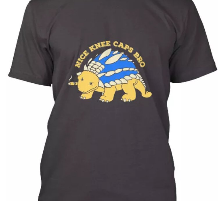 Angry Ankylosaurus T-shirt Made In The Usa Size S To 5xl