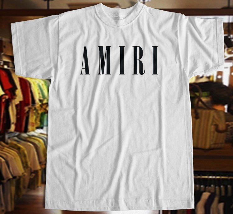 Amiri Logo White T Shirt Size Usa S - 5xl