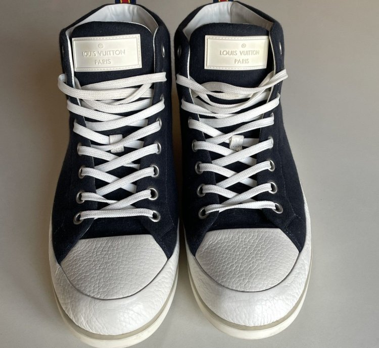 Louis Vuitton Varsity Fastball Hi-top Sneakers