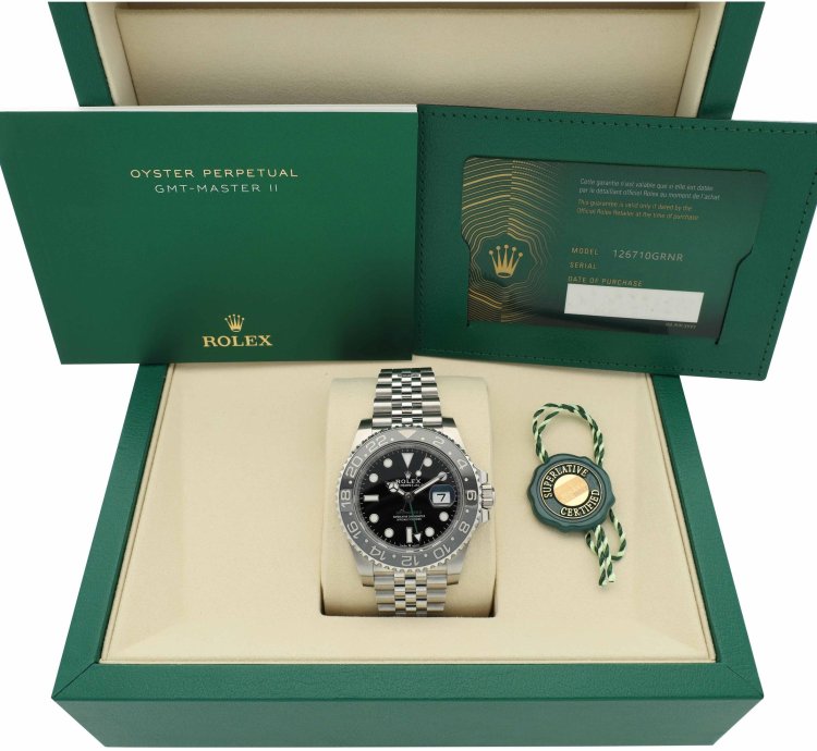Rolex Gmt-master Ii 40 New 126710grnr 2025 New Box Papers International Warranty