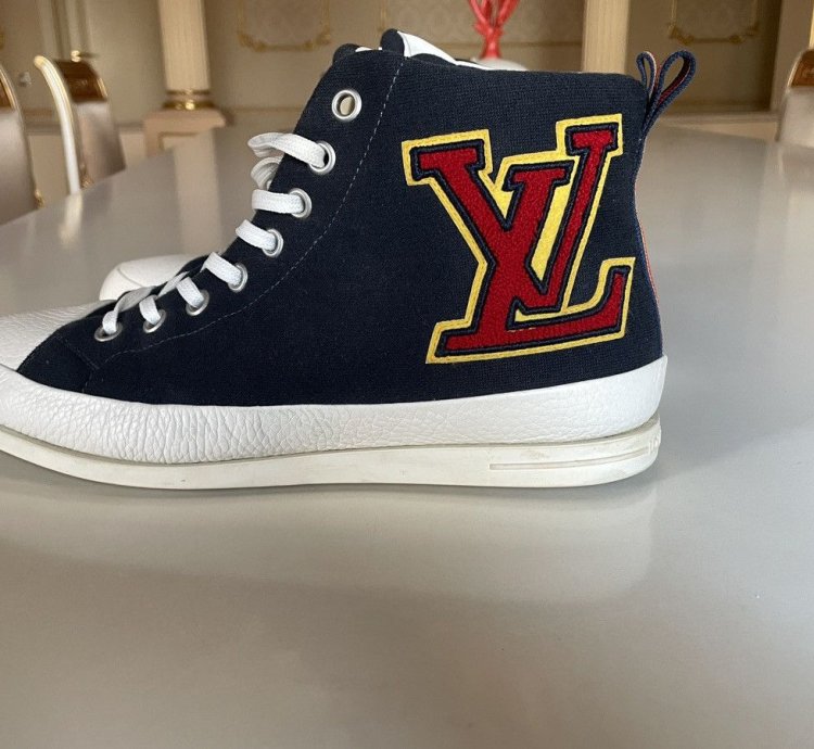 Louis Vuitton Varsity Fastball Hi-top Sneakers