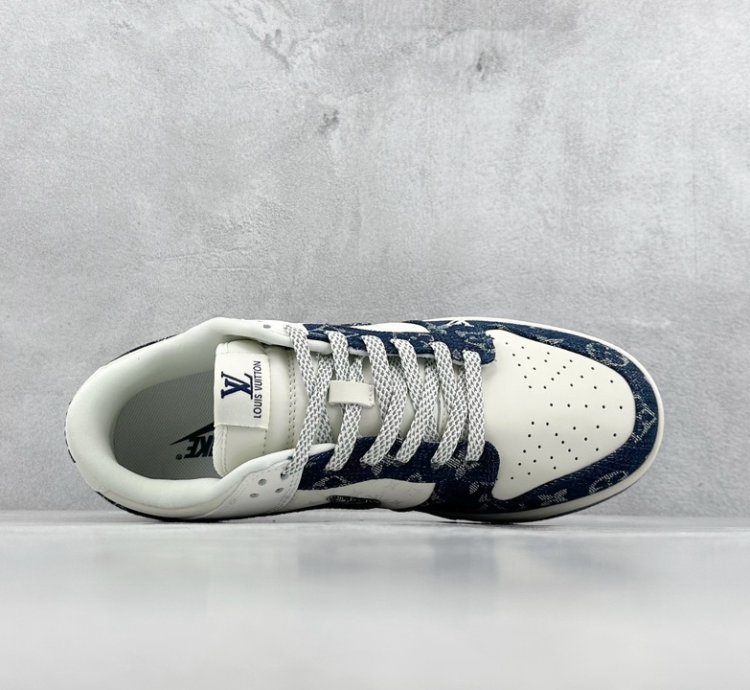 280 Lv X Nike Dunk Low Dark Blue Denim Xp3802-335df23