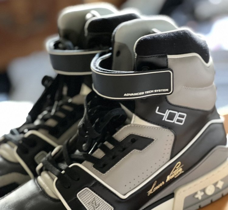 Louis Vuitton Virgil Abloh 408 High Top Sneaker Uk 8 5 Us9 5