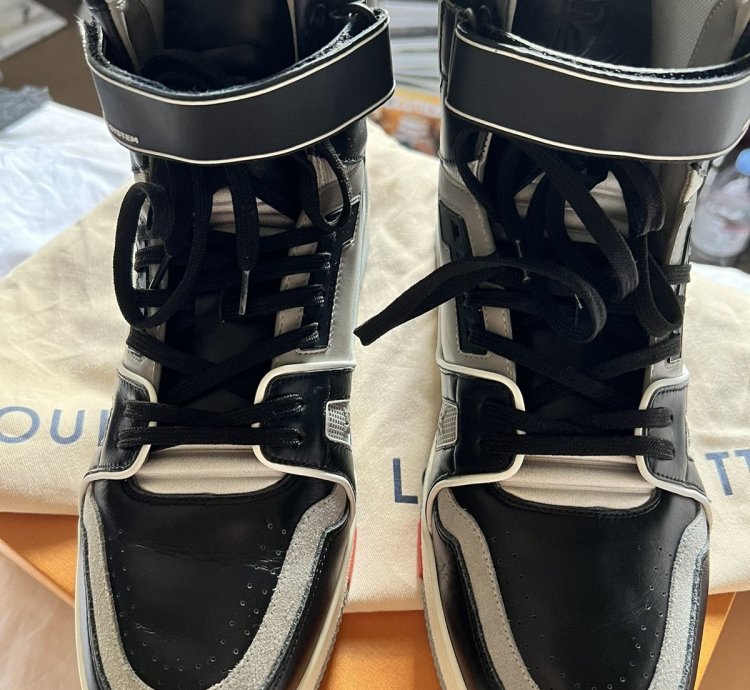 Louis Vuitton Virgil Abloh 408 High Top Sneaker Uk 8 5 Us9 5