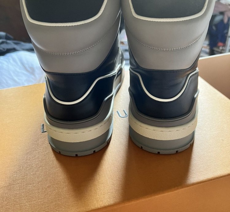 Louis Vuitton Virgil Abloh 408 High Top Sneaker Uk 8 5 Us9 5