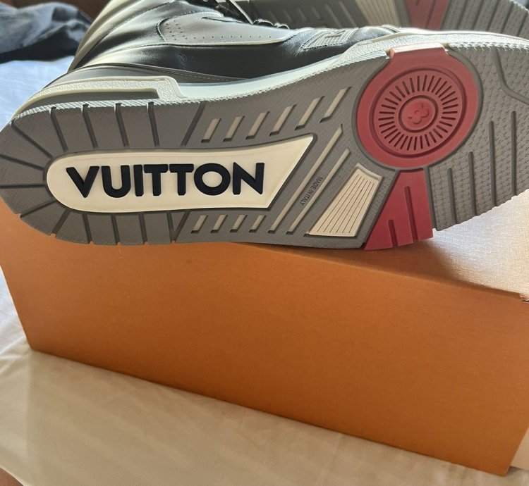 Louis Vuitton Virgil Abloh 408 High Top Sneaker Uk 8 5 Us9 5