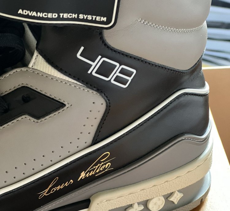 Louis Vuitton Virgil Abloh 408 High Top Sneaker Uk 8 5 Us9 5