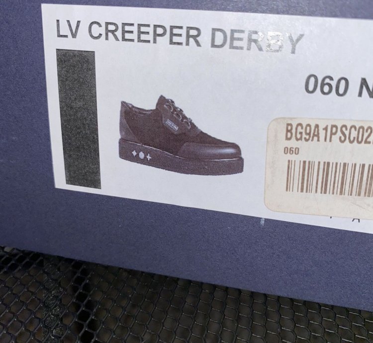 Louis Vuitton Virgil Abloh Lv Creeper Derby Ss19 Showpiece