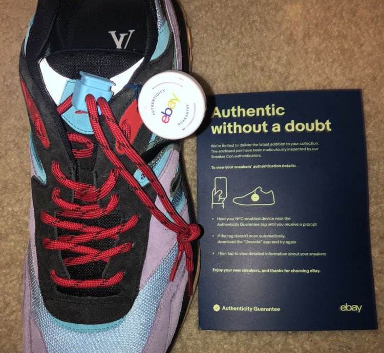 Louis Vuitton Virgil Abloh Purple Trail Sneakers