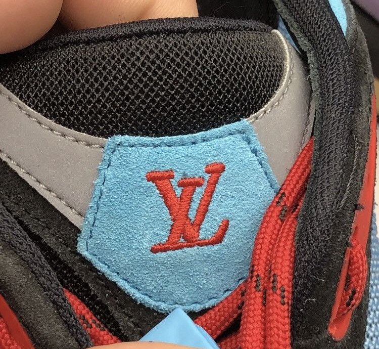 Louis Vuitton Virgil Abloh Purple Trail Sneakers
